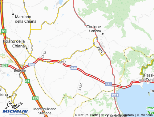 Mappa MICHELIN Montecchio - ViaMichelin
