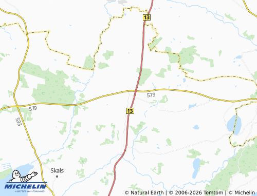 Carte MICHELIN Møldrup - ViaMichelin