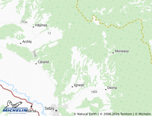 Mapa MICHELIN Susani - ViaMichelin