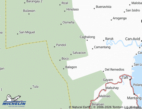 MICHELIN Salvacion map - ViaMichelin