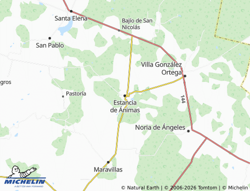 Mappa MICHELIN Estancia de Ánimas - ViaMichelin