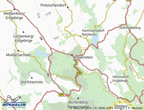 Mappa MICHELIN Frauenstein - ViaMichelin
