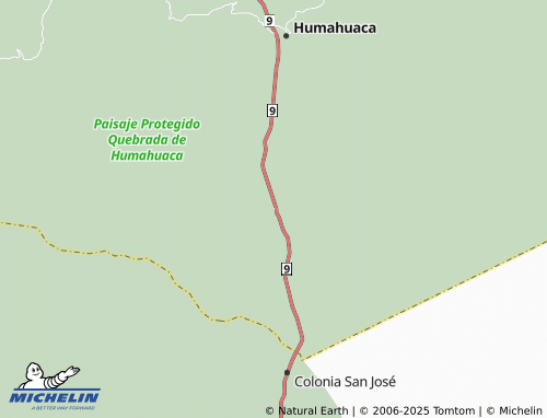 MICHELIN-Landkarte Uquía - ViaMichelin