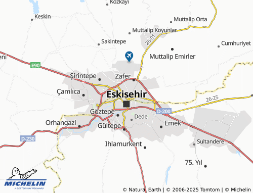 MICHELIN Cumhuriyet map - ViaMichelin