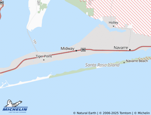 MICHELIN Woodlawn Beach map - ViaMichelin