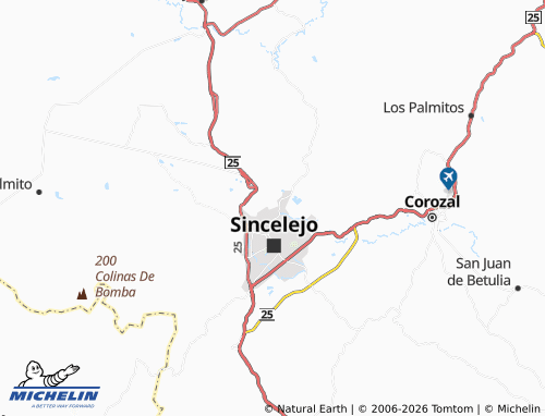 Carte MICHELIN Los Rosales - ViaMichelin