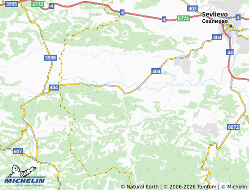 MICHELIN Gradnitsa map - ViaMichelin