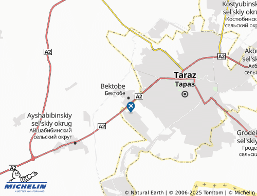 Carte MICHELIN Bektobe - ViaMichelin