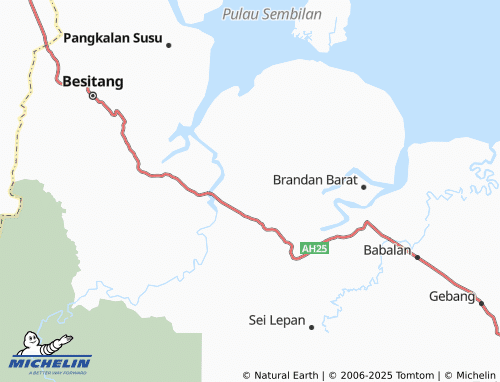 MICHELIN Bukit Kubu map - ViaMichelin