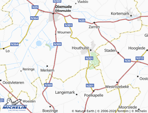 MICHELIN Jonkershove map - ViaMichelin