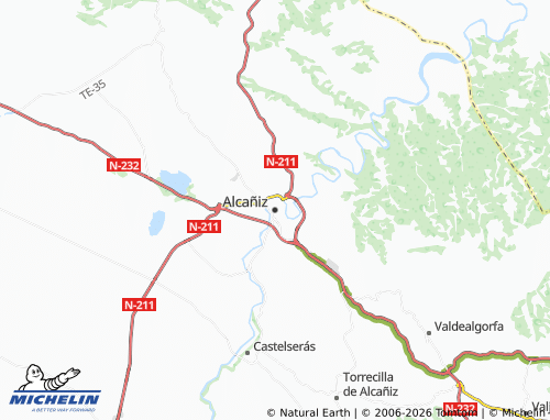 Mappa MICHELIN Alcañiz - ViaMichelin