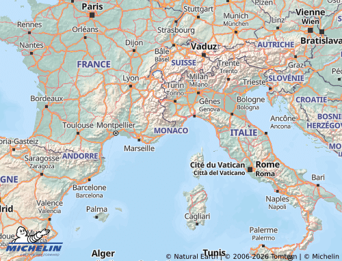 MICHELIN Monaco map - ViaMichelin