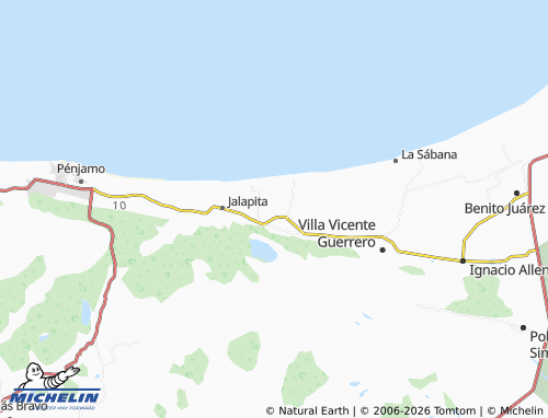 MICHELIN Lázaro Cárdenas map - ViaMichelin