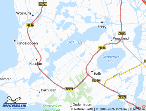 MICHELIN Elahuizen map - ViaMichelin