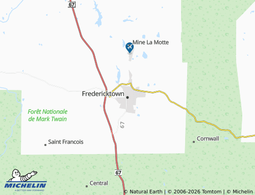 Mappa MICHELIN Fredericktown - ViaMichelin