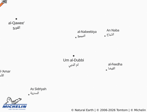 MICHELIN Umm Al Dibay map - ViaMichelin