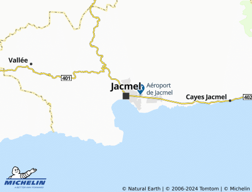 MICHELIN Jacmel map - ViaMichelin