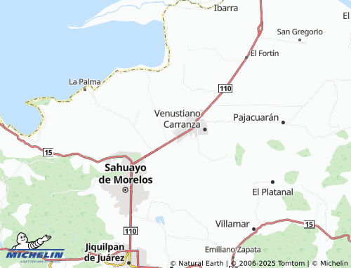 MICHELIN Santa Cecilia map - ViaMichelin