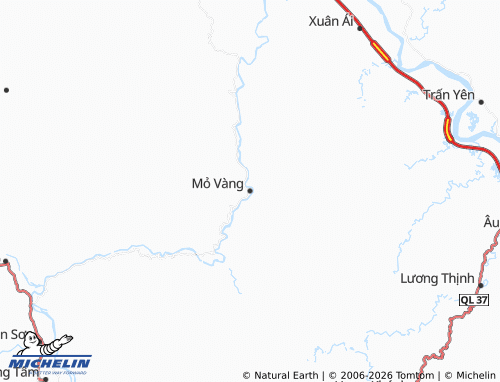 Mapa MICHELIN Mỏ Vàng - ViaMichelin