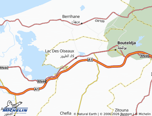 Carte MICHELIN Lac Des Oiseaux - ViaMichelin
