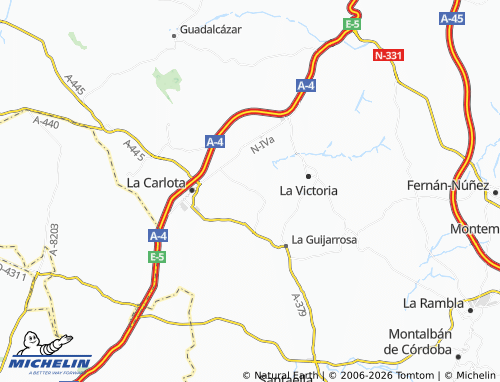 MICHELIN Ascua map - ViaMichelin