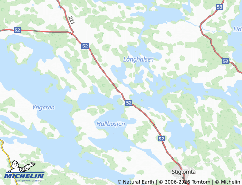 MICHELIN Vrena map - ViaMichelin