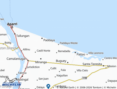 Mappa MICHELIN Paddaya Weste - ViaMichelin