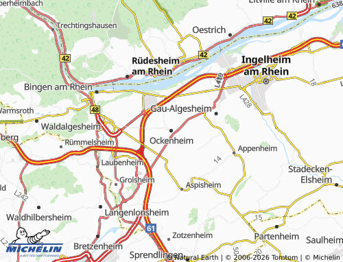 MICHELIN Ockenheim map - ViaMichelin