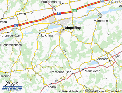 Kaart MICHELIN Oberbubach - ViaMichelin