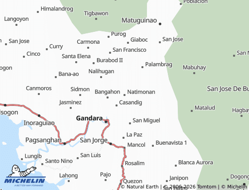 MICHELIN Natimonan map - ViaMichelin