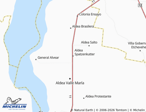 MICHELIN-Landkarte Aldea Spatzenkutter - ViaMichelin