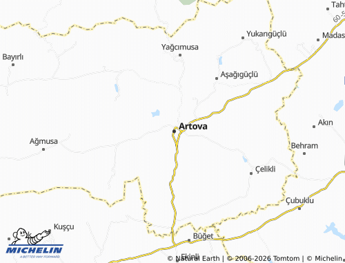 MICHELIN Alpaslan map - ViaMichelin