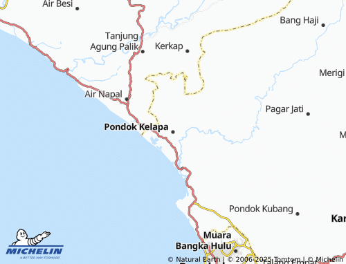 MICHELIN Pondok Kelapa map - ViaMichelin