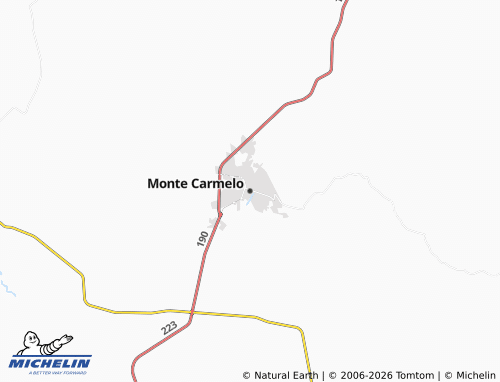Mapa MICHELIN Monte Carmelo - ViaMichelin