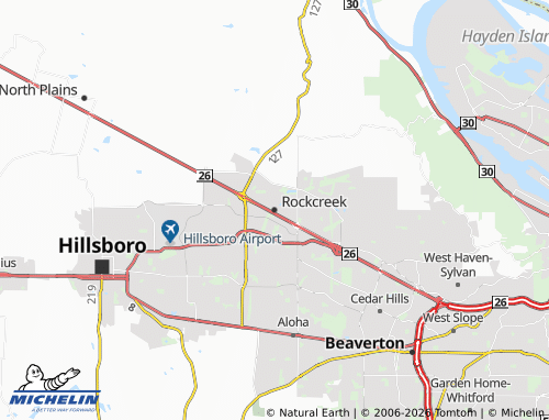 Mappa MICHELIN Rockcreek - ViaMichelin