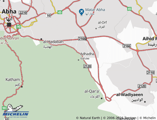 Carte MICHELIN Adhadha - ViaMichelin