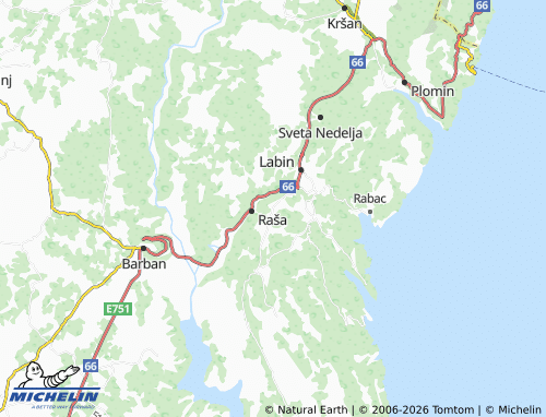 MICHELIN-Landkarte Kapelica - ViaMichelin
