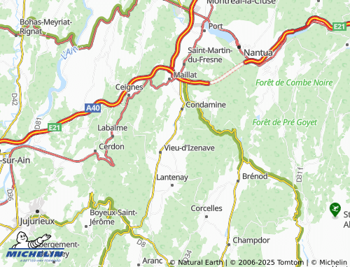 Carte MICHELIN Le Balmay - ViaMichelin