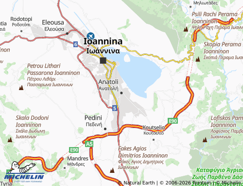 MICHELIN Anatoli map - ViaMichelin