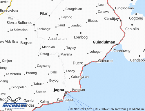 MICHELIN Anibongan map - ViaMichelin