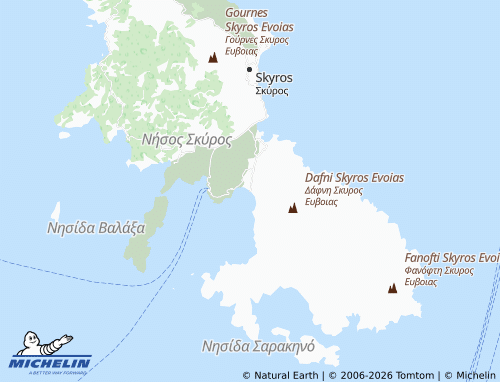 MICHELIN Kalamitsa map - ViaMichelin