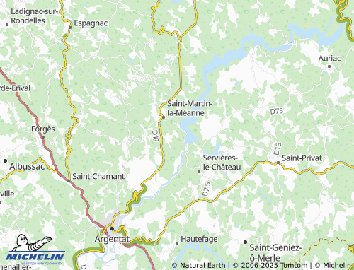 Carte MICHELIN Lavastroux - ViaMichelin
