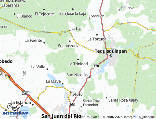 Mapa MICHELIN La Trinidad - ViaMichelin