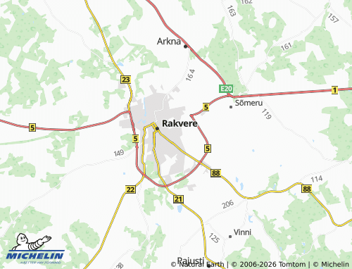 Mapa MICHELIN Ussimäe - ViaMichelin