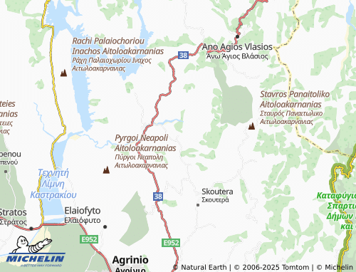 MICHELIN Malevros map - ViaMichelin