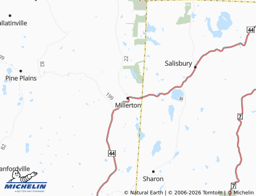 Mappa MICHELIN Millerton - ViaMichelin