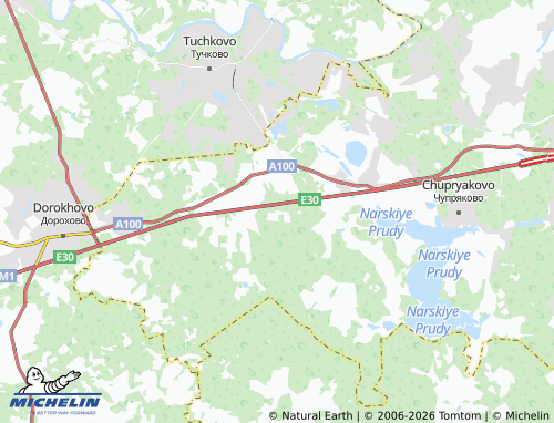 Carte MICHELIN Zarya SNT - ViaMichelin