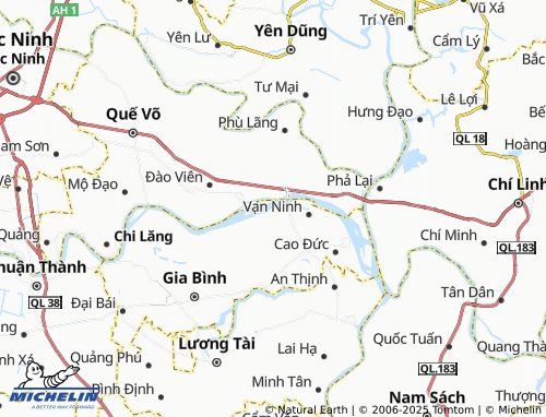 MICHELIN Thái Bảo map - ViaMichelin