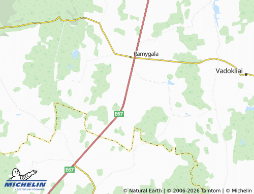 Mappa MICHELIN Aukštadvaris - ViaMichelin