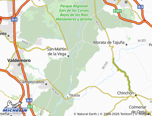MICHELIN-Landkarte Vega del Pingarrón - ViaMichelin